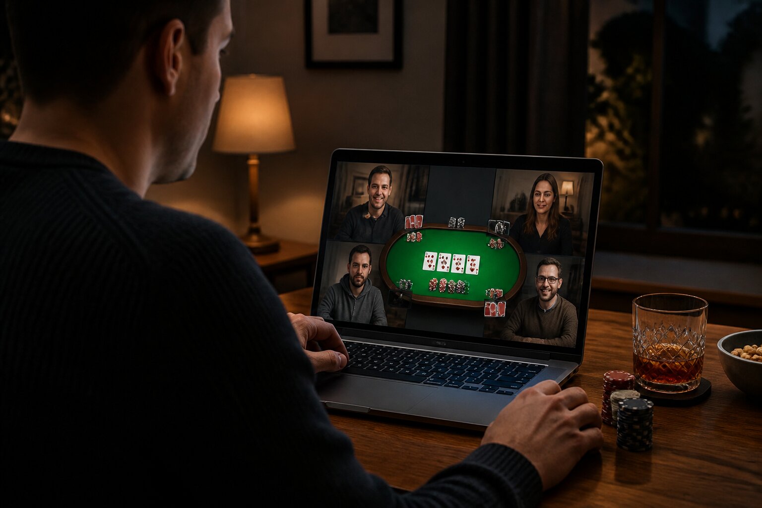 Webcam Poker: Play Live Webcam Poker Games Online for Real Players