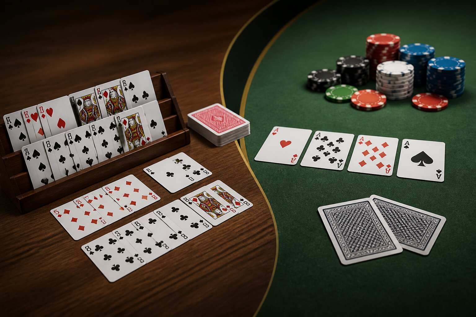 Rummy vs Poker: Card Game Differences, Rules & Gameplay Explained